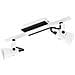 Lampada Da Soffitto ""spot"" Per Uso Interno 390 X 70 Mm Led - 2x5w - 2x400 Lm - 3000k Warm White - 15.000h Bianco E Nero - Foto miniatura 1