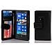 Custodia Compatibile Con Nokia Lumia 920 In Nero Ossido - Coperchio Protettivo Con Chiusura Magnetica E 3 Slot Per Carte - Foto miniatura 3