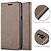Custodia Compatibile Con Lg X Power In Bruno Caffè - Coperchio Protettiva Con Chiusura Magnetica, Funzione Stand E Tasca Per Le Carte - Foto miniatura 2