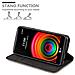 Custodia Compatibile Con Lg X Power In Bruno Caffè - Coperchio Protettiva Con Chiusura Magnetica, Funzione Stand E Tasca Per Le Carte - Foto miniatura 3
