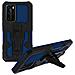 Cover Antiurto Huawei P40 Cavalletto E Clip Da Cintura In Metallo Blu - Foto miniatura 5