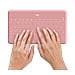 Keys-To-Go - Tastiera - Bluetooth - QWERTY - pan-nordico - rosa - Foto miniatura 3
