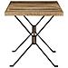 Tavolo Da Pranzo 140x70x76 Cm In Legno Di Mango Grezzo - Foto miniatura 3