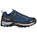 Scarpe Rigel Low Wp Trekking Waterproof Uomo - Blue Ink-yellow Fluo Eu 41.0 - Foto miniatura 1