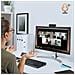 Webcam Usb Full Hd 1080p Inclinabile 120° Con Microfono Integrato, Nero - Foto miniatura 4