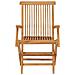 Sedie da Giardino con Cuscini Beige 4 pz Massello di Teak - Foto miniatura 5