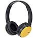 Cuffie con Microfono Bluetooth HA-S30BT-R Colore Nero e Gialle - Foto miniatura 3