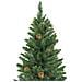 Albero Di Natale Artificiale Con Luci Led E Pigne Verde 150 Cm - Foto miniatura 7