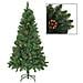 Albero Di Natale Artificiale Con Luci Led E Pigne Verde 150 Cm - Foto miniatura 10