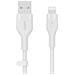 Cavo di silicone da USB-A a lightning 2m Bianco - Foto miniatura 1