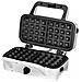 MOP-33M Sandwichtoaster / Wafflemaker / Grill 3 in 1 Potenza 1200 W con Piastre Intercambiabili - Nero - Foto miniatura 3