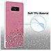Custodia Compatibile Con Samsung Galaxy S8 Plus In Rosa Con Glitter - Coperchio Protettivo In Silicone Tpu Flessibile Con Glitter Scintillanti - Foto miniatura 4
