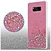 Custodia Compatibile Con Samsung Galaxy S8 Plus In Rosa Con Glitter - Coperchio Protettivo In Silicone Tpu Flessibile Con Glitter Scintillanti - Foto miniatura 5