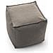 Pouf Annalaura, Pouf Multifunzione, 100% Made In Italy, Poltroncina Relax In Tessuto Imbottito, Cm 45x45h45, Tortora - Foto miniatura 4