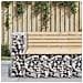 Panca Giardino Design Gabbione 92x71x65,5 cm Massello di Pino - Foto miniatura 1
