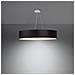 Lampadario Skala 80 Bianco Sl. 0804 - Minimalista Lampadari Nero 105x80x80 Cm - Foto miniatura 3