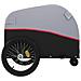 Rimorchio Da Bici Nero E Rosso 30 Kg In Ferro - Foto miniatura 8