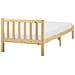 Letto Legno Di Pino Florac 90 X 200 Cm Marrone Chiaro - Foto miniatura 3