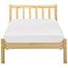 Letto Legno Di Pino Florac 90 X 200 Cm Marrone Chiaro - Foto miniatura 4