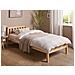 Letto Legno Di Pino Florac 90 X 200 Cm Marrone Chiaro - Foto miniatura 1