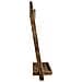 Scaffale Da Bagno A 2 Ripiani In Legno Di Pino H172 Cm Samson - Foto miniatura 4