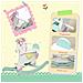 Cavallo A Dondolo Per Bambini 1-3 Anni Con Maniglie, Schienale E Pedali In Mdf, 68l X 27p X 47.5a Cm, Multicolore - Foto miniatura 4