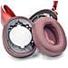 Cuscinetti Auricolari Di Ricambio Per Cuffie Jbl Live500btnc (confezione Da 2) Red - Foto miniatura 4
