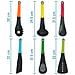 Set Utensili Da Cucina 6 Pezzi Con Manico Ergonomico Supporto Rotante, Multicolore - Foto miniatura 3