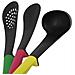 Set Utensili Da Cucina 6 Pezzi Con Manico Ergonomico Supporto Rotante, Multicolore - Foto miniatura 5