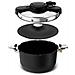 Pentola A Pressione In Acciaio Inox Nero Da 6 Litri - P4810700 - Foto miniatura 1