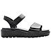 Bilbao Sandals Sandali Pelle Scarpe Donna Nero Eu 37, 12-33518-01 - Foto miniatura 2