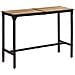 Tavolo da Bar 150x55x107 cm in Legno Grezzo Massello di Mango - Foto miniatura 7