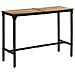 Tavolo da Bar 150x55x107 cm in Legno Grezzo Massello di Mango - Foto miniatura 9