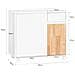 Supporto Per Stampante 65x25x58cm Ask04-wn - Foto miniatura 2