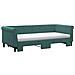 Divano Letto Estraibile Materassi Verde Scuro 90x200 Velluto - Foto miniatura 3