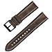 Cinturino Per Orologio In Pelle Bovina Italiana Ad Olio Semplice E Variabile Alla Luce Grey 23 Mm - Foto miniatura 1