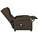 Poltrona Massaggiante Marrone Scuro in Tessuto - Foto miniatura 4