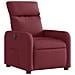 Poltrona Elettrica Reclinabile Rosso Vino in Tessuto - Foto miniatura 4