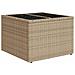 Set Divano da Giardino 5 pz con Cuscini Beige in Polyrattan - Foto miniatura 4