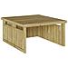 Garage per tosaerba robot 70x80x38 cm Legno impregnato di pino - Foto miniatura 1