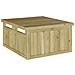 Garage per tosaerba robot 70x80x38 cm Legno impregnato di pino - Foto miniatura 7