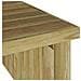 Garage per tosaerba robot 70x80x38 cm Legno impregnato di pino - Foto miniatura 8