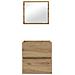 Armadio per il bagno Rovere artigianale MDF Medio Contenitore - Foto miniatura 8