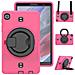 Custodia Per Samsung Galaxy Tab A7 10.4"" Con Supporto Girevole Rosa - Foto miniatura 2
