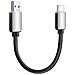Imballare 5x Mini Cavi Usb A Usb-c 15cm Carplay, Android Auto, Stazione Di Ricarica - Foto miniatura 4