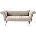 Chaise Longue Nantilly Tessuto Marrone Chiaro - Foto miniatura 2