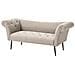 Chaise Longue Nantilly Tessuto Marrone Chiaro - Foto miniatura 3