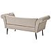Chaise Longue Nantilly Tessuto Marrone Chiaro - Foto miniatura 4