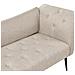 Chaise Longue Nantilly Tessuto Marrone Chiaro - Foto miniatura 6