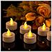 Candele Led Con Batterie A Bottone, Confezione Da 12 - Candele Senza Fiamma Tremolanti Bianco Caldo Con Telecomando - Foto miniatura 6